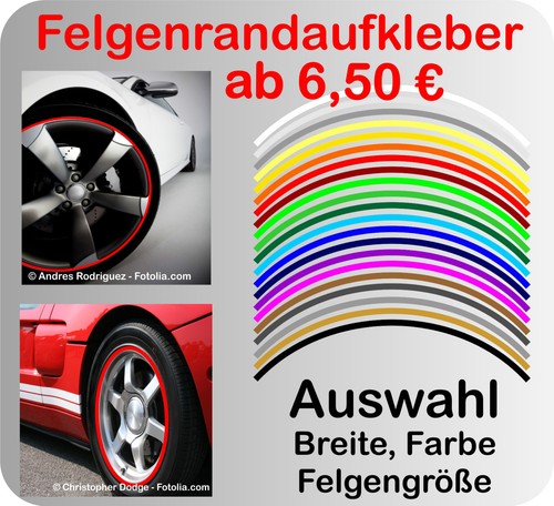 Felgenrand aufkleber auto - auto, &